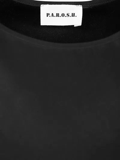 P.a.r.o.s.h Parosh Top Black In Black