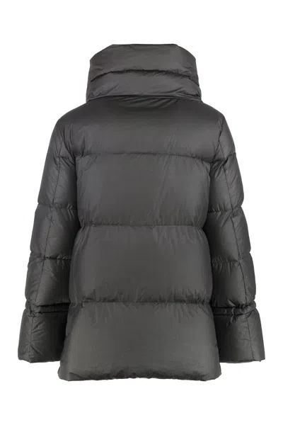 Moorer Madeira Short Down Jacket In Black