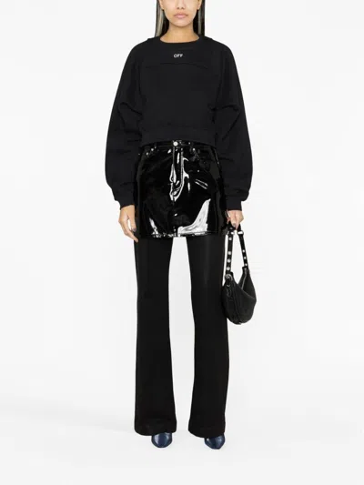 Off-white Off White Sweaters Black In Black