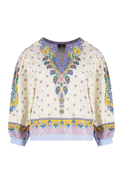 Etro Printed Pattern Cover-up In Multi