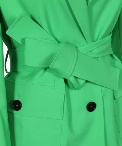 Msgm Virgin Wool Jacket In Green