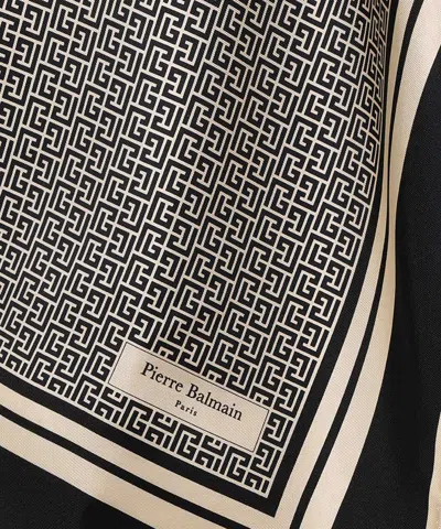 Balmain Silk Blouse In Multi