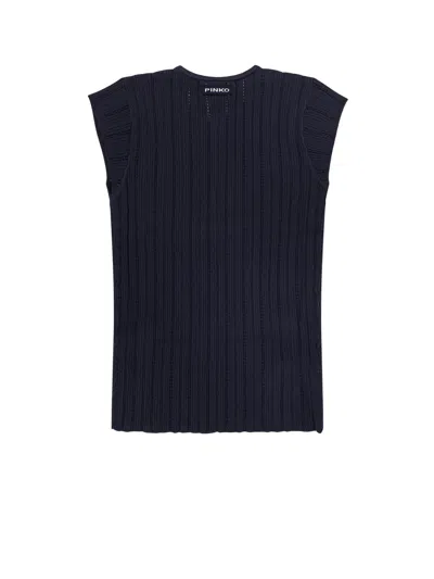 Pinko Sweaters Blue In Blue