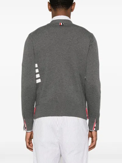 Thom Browne Sweaters Grey In Gray