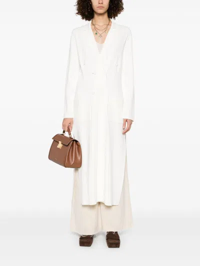 P.a.r.o.s.h Parosh Double-breasted Coat In Neutral