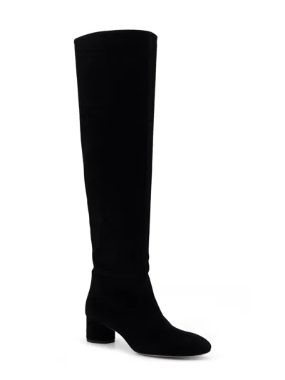 Aeyde Black Leather Boots In Black