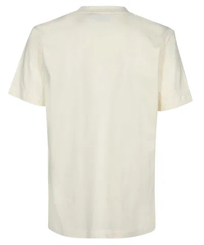 Msgm Printed Cotton T-shirt In White