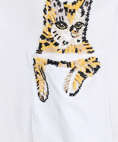 Msgm Cotton T-shirt In White