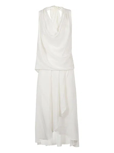 Silk95five Silk95 Five Worth Ave Silk Short Dress In White