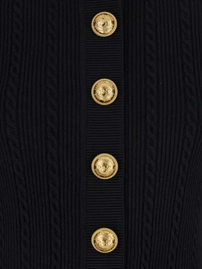 Balmain Sweaters Black In Black