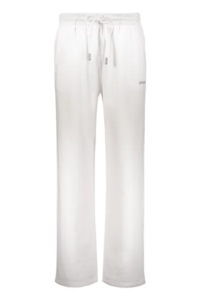 Off-white Versatile White Pants With Modern Design In White