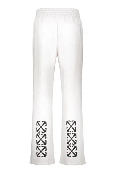 Off-white Versatile White Pants With Modern Design In White