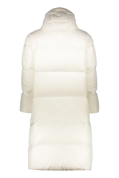 Herno Long-sleeved Down Jacket In Black