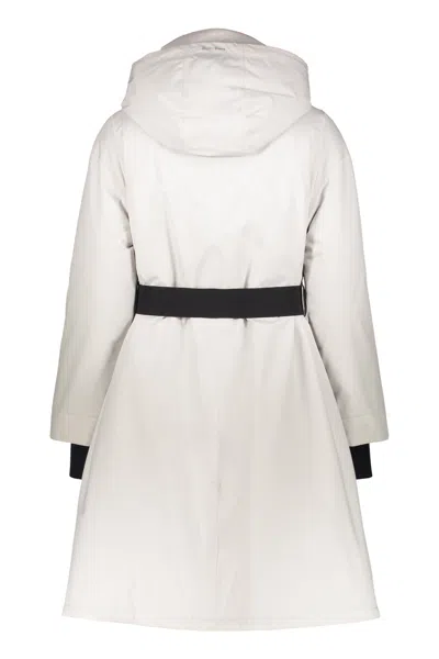 Herno Elegant Down Jacket With Belt In White