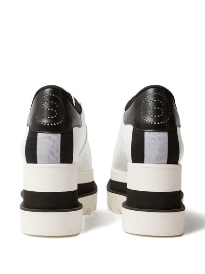 Stella Mccartney Sneak-elyse 80mm Vegan Leather Platform Sneakers In White