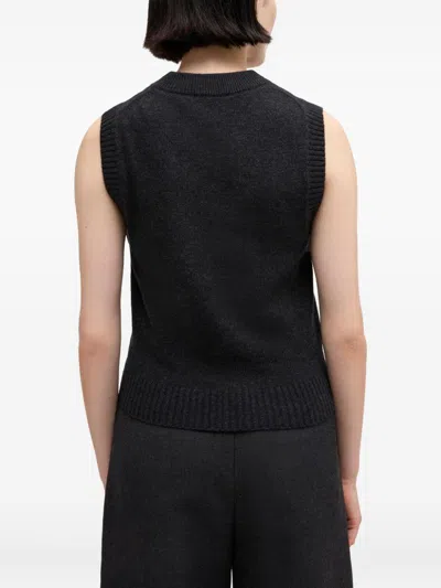 Ganni Sweaters Black In Black