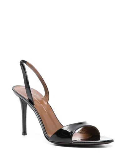 Giuseppe Zanotti Women Leather Sandals In Black