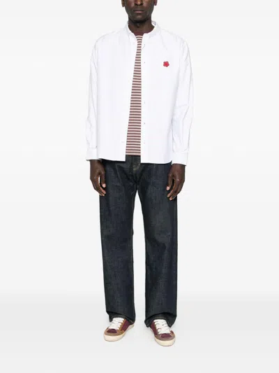 Kenzo Shirts White In White