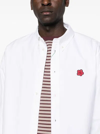 Kenzo Shirts White In White