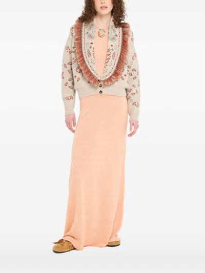 Alanui Sweaters Beige In Multi