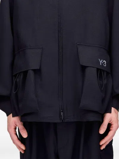 Y-3 Coats Black In Black