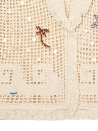 Alanui Sweaters Beige In Neutral