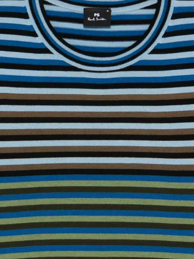 Ps By Paul Smith Sweaters Blue In Multi