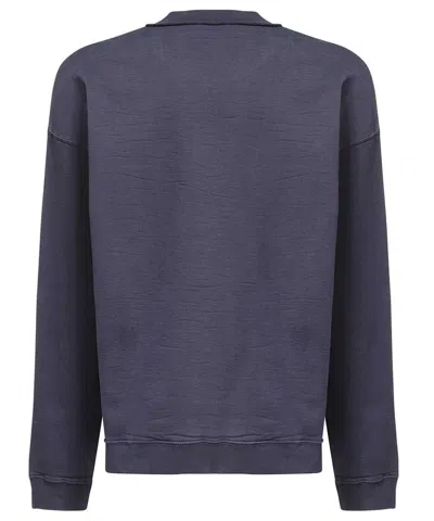 Dsquared2 Logo-rubberised Sweatshirt In Blue