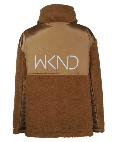 Weekend Max Mara Fleece Oversized Jacket In Brown