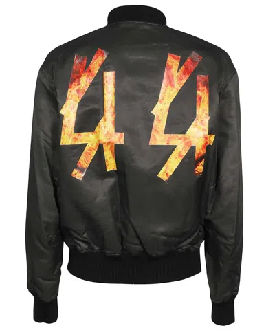 44 Label Group Nylon Jacket In Black