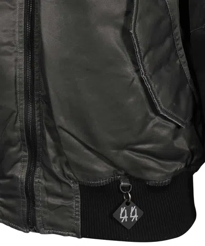 44 Label Group Nylon Jacket In Black
