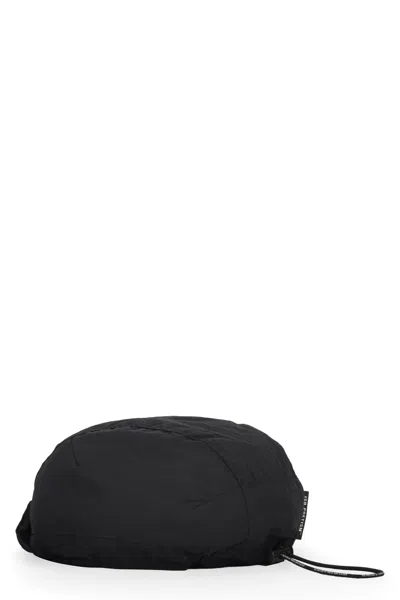 Iso.poetism Drawstring Flat Cap In Black