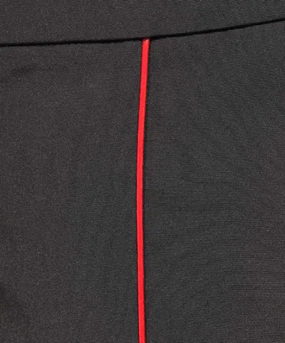 Ferragamo Black Polyester Blend Pant In Black