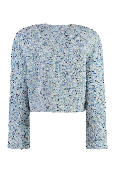 St John Multicolor Tweed Jacket In Multi