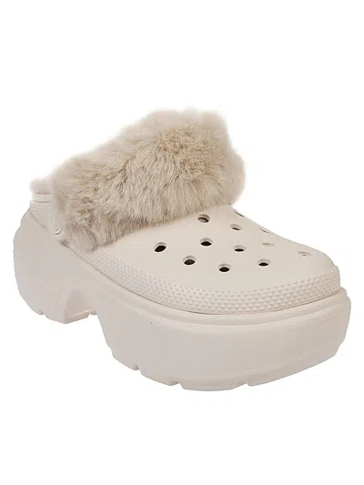 Crocs Sandals Grey In Neutral