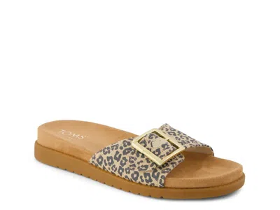 Toms Women's Marin Slide Sandal Leopard Print In Multi