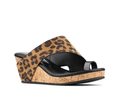 Donald Pliner Women Gyer Leopard Suede Casual In Animal Print