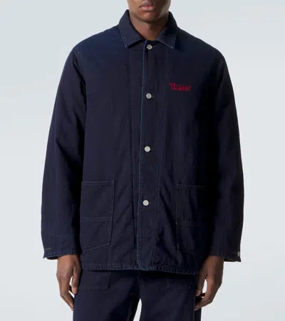 Visvim Osiris Down Denim Jacket In Blue