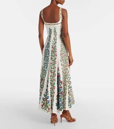 Farm Rio Fruit Beauty Maxi Dress Fruit Beauty Off-white In Multi