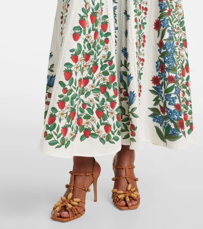 Farm Rio Fruit Beauty Maxi Dress Fruit Beauty Off-white In Multi