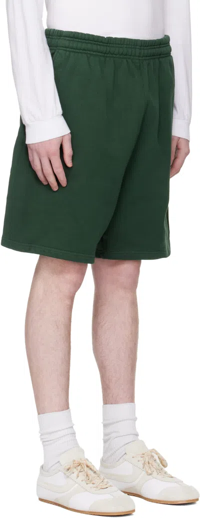 Entire Studios Standard Sweatshort College Green In Green