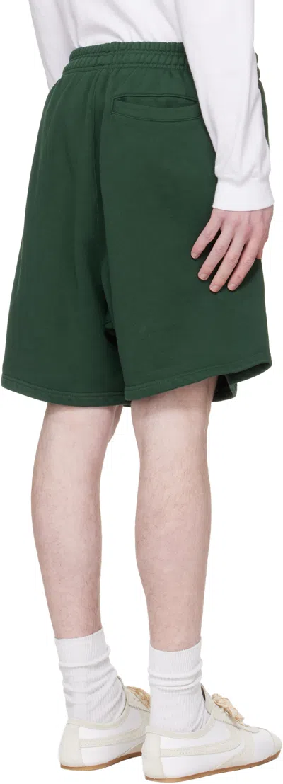 Entire Studios Standard Sweatshort College Green In Green