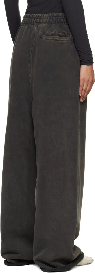 Entire Studios Black Full Sweatpants In Black