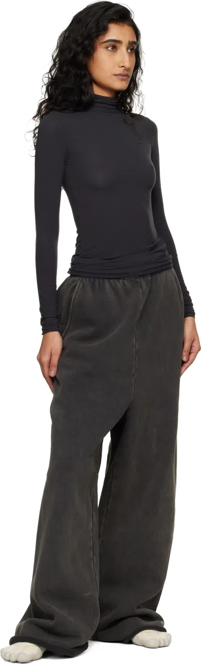 Entire Studios Black Full Sweatpants In Black
