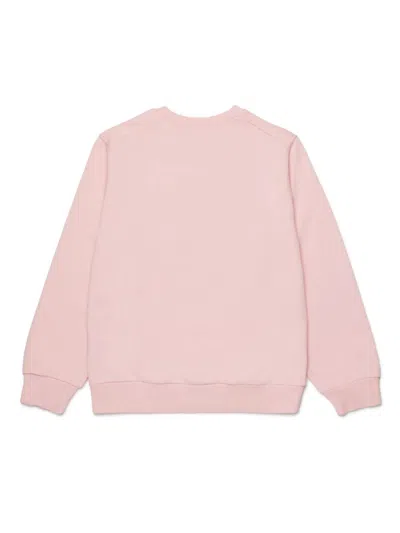 Marni Kids Flower Patch Crewneck Sweatshirt In Pink