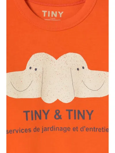 Tinycottons Tiny&tiny Graphic Sweatshirt In Orange