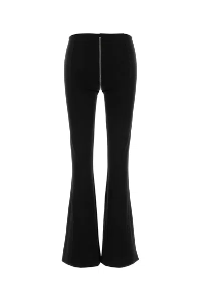 Alexander Wang Stretch Viscose Flared Leg Trousers In Multi