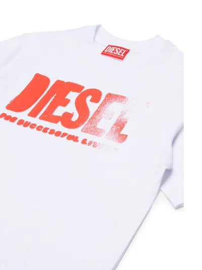 Diesel Thide Over T-shirt In White