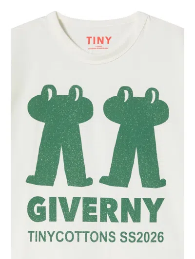 Tinycottons Frog & Frog T-shirt In White