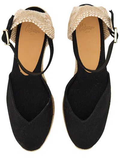 Castaã±er Carol Ankle-strap Espadrilles In Black